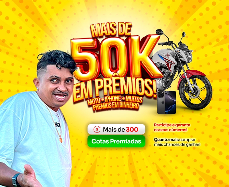 Mais de R$ 50.000 em Prêmios + 355 Bilhetes Premiados Mininodamidia - 1º Edição